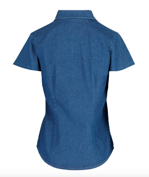 Blusa de Mezclilla Manga Corta