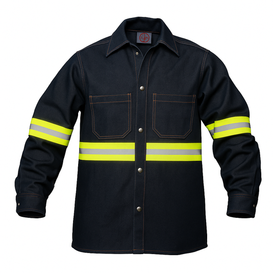 Camisola de Mezclilla 14oz con Reflejantes