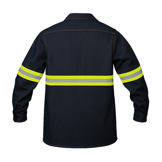 Camisola de Mezclilla 14oz con Reflejantes