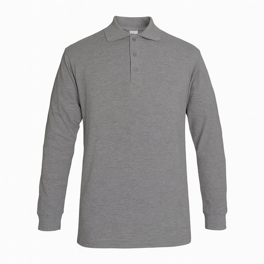 Playera tipo Polo Algodón Manga Larga Mark