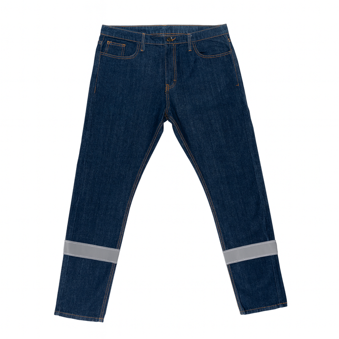 Pantalón de Mezclilla 14oz con reflejantes