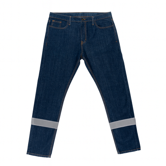 Pantalón de Mezclilla 14oz con reflejantes