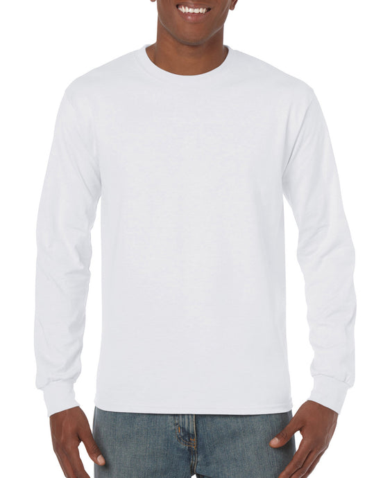 Playera Adulto Manga Larga Cuello Redondo