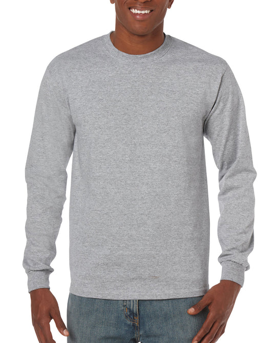 Playera Adulto Manga Larga Cuello Redondo