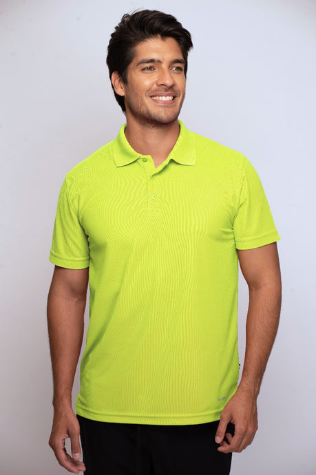 Playera tipo Polo Dryfit Manga Corta Colores Neón