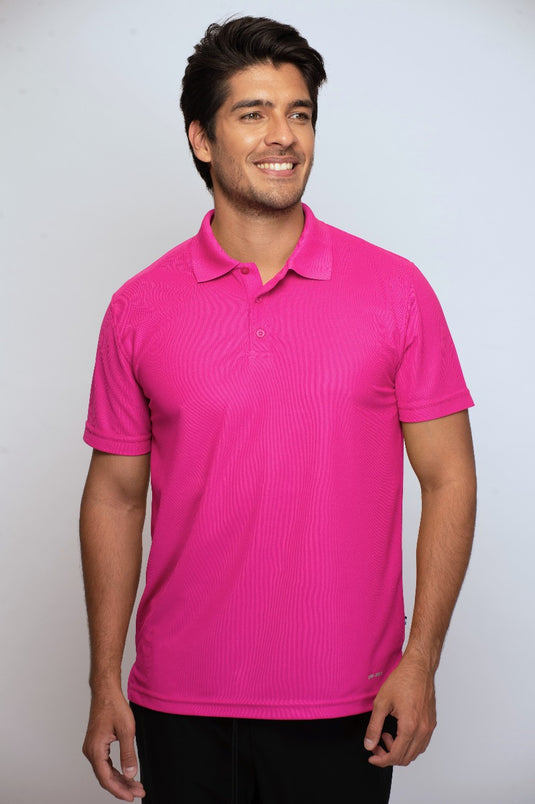 Playera tipo Polo Dryfit Manga Corta Colores Neón