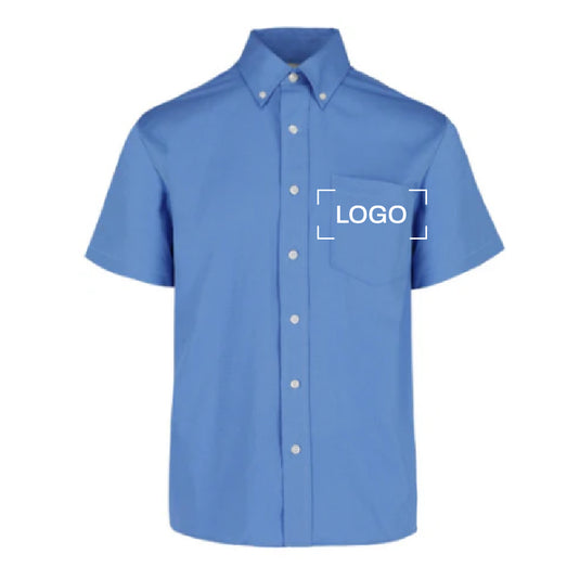 Camisa de Gabardina Manga Corta